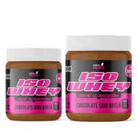 Creme de Amendoim Chocolate & Avelã 100% Whey Isolado | Zero Açucar