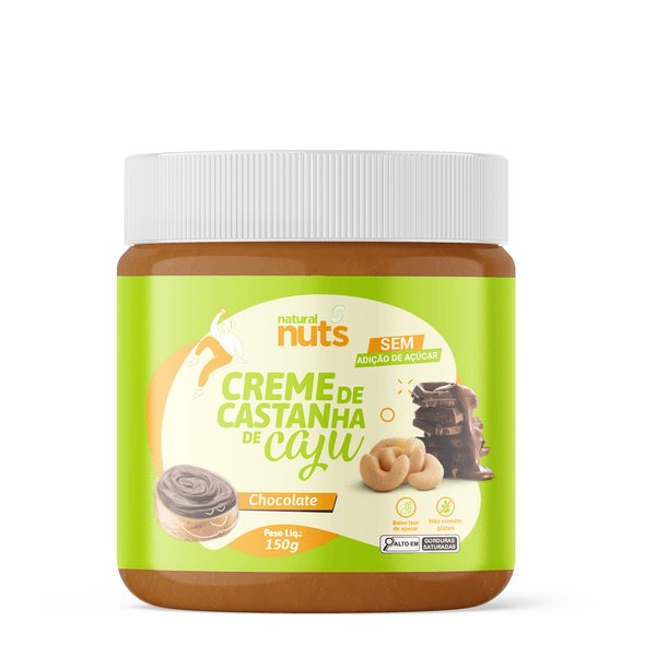Creme de Castanha de Caju Chocolate Preto | Zero Açúcar - Natural Nuts