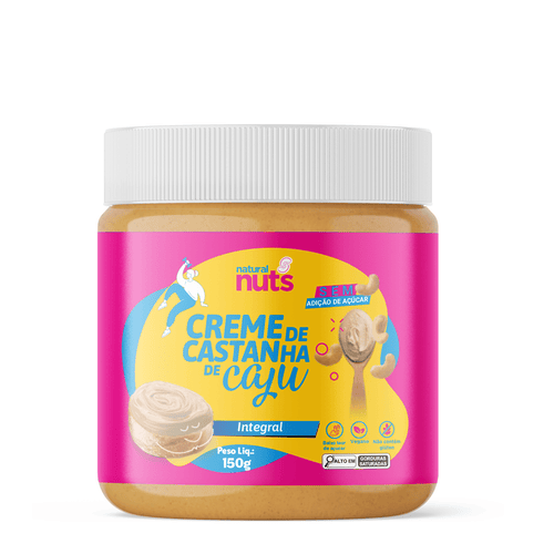 Creme de Castanha de Caju Integral - Natural Nuts
