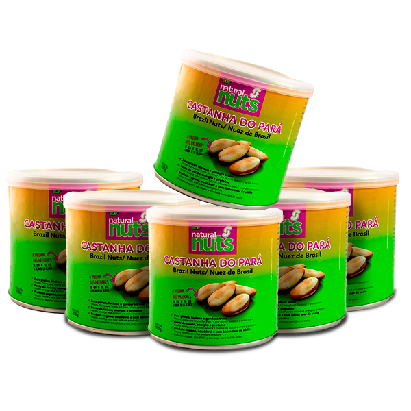 Kit 6x Latas 100g Castanha do Pará
