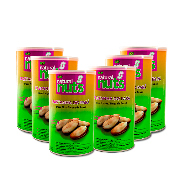 Kit 6x Latas 200g Castanha do Pará