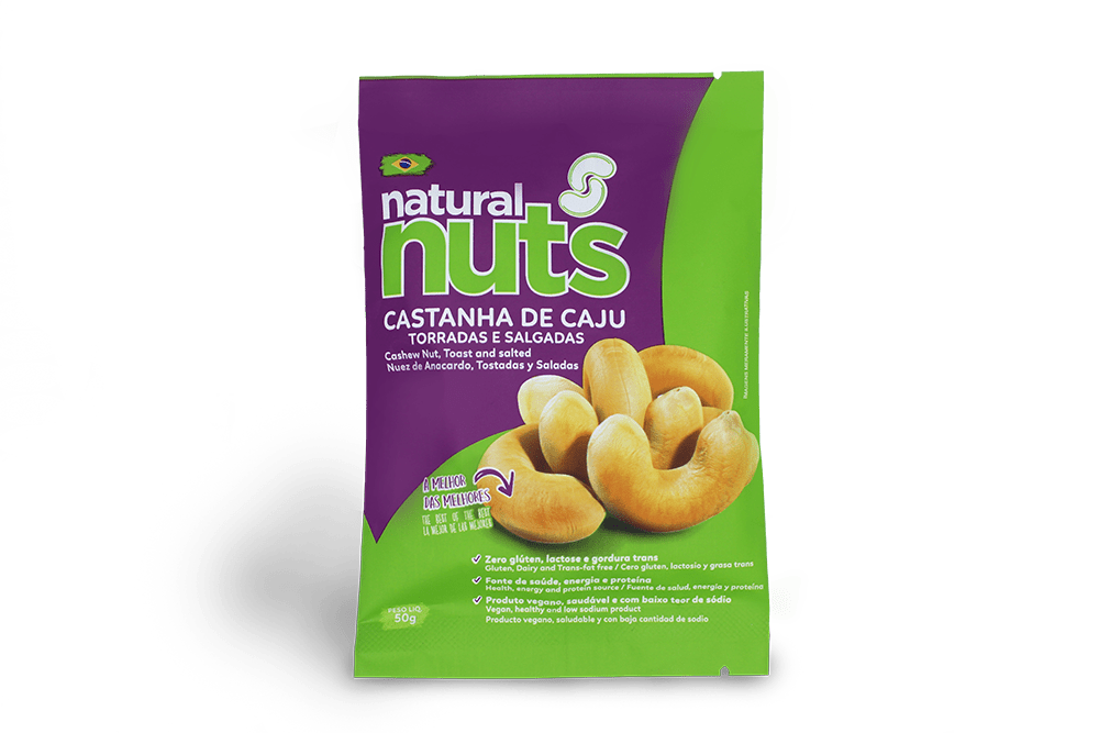 Castanha de Caju Torrada e Salgada | Pct 50g - Natural Nuts